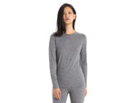 Icebreaker Merino 200 Oasis LS Crewe - Women's Black Small