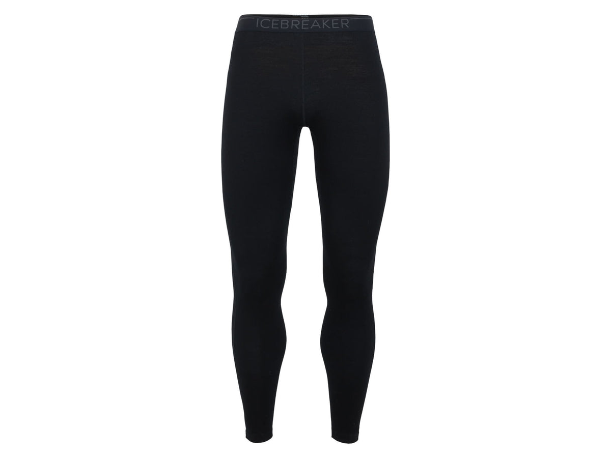 Icebreaker 260 Tech Thermal Leggings w/ Fly - Mens Black