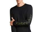 Icebreaker Merino 150 Tech Lite Long Sleeve IB Vertical Tee - Men's