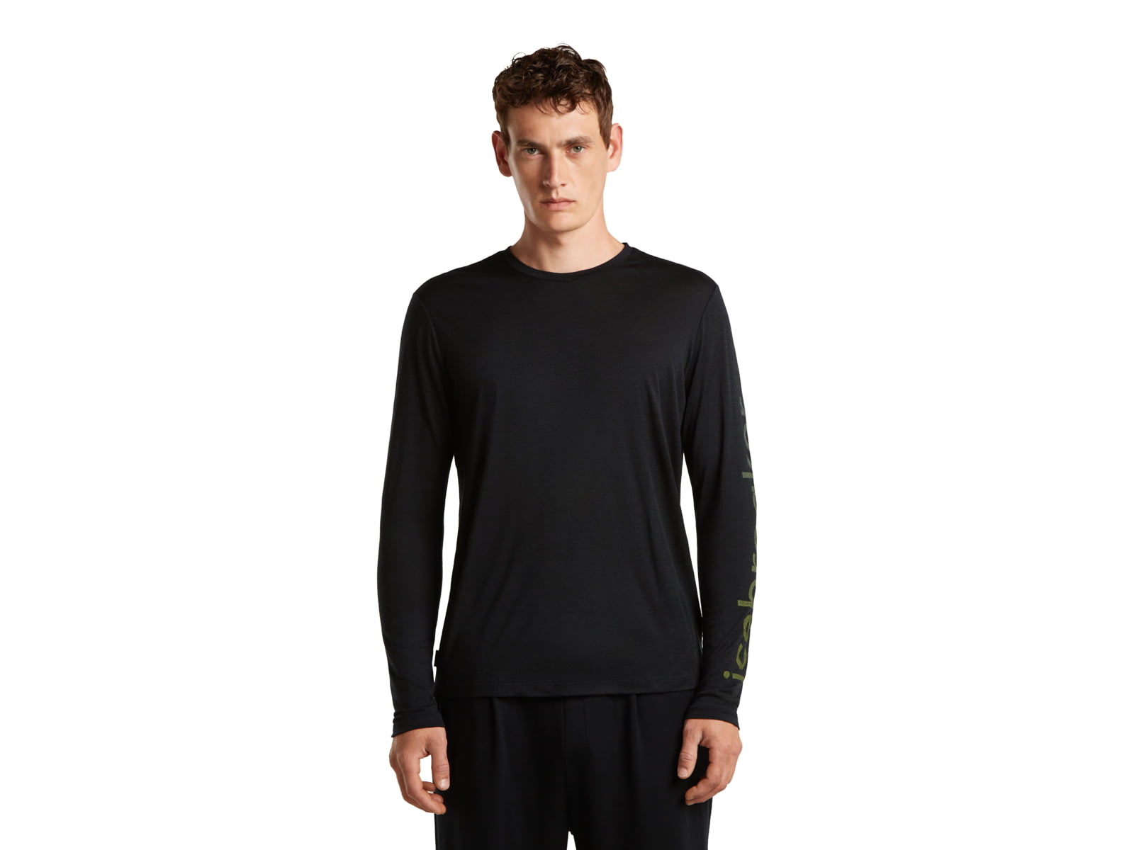 Icebreaker Merino 150 Tech Lite Long Sleeve IB Vertical Tee - Men's