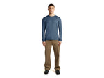 Icebreaker Merino 150 Tech Lite Long Sleeve IB Vertical Tee - Men's