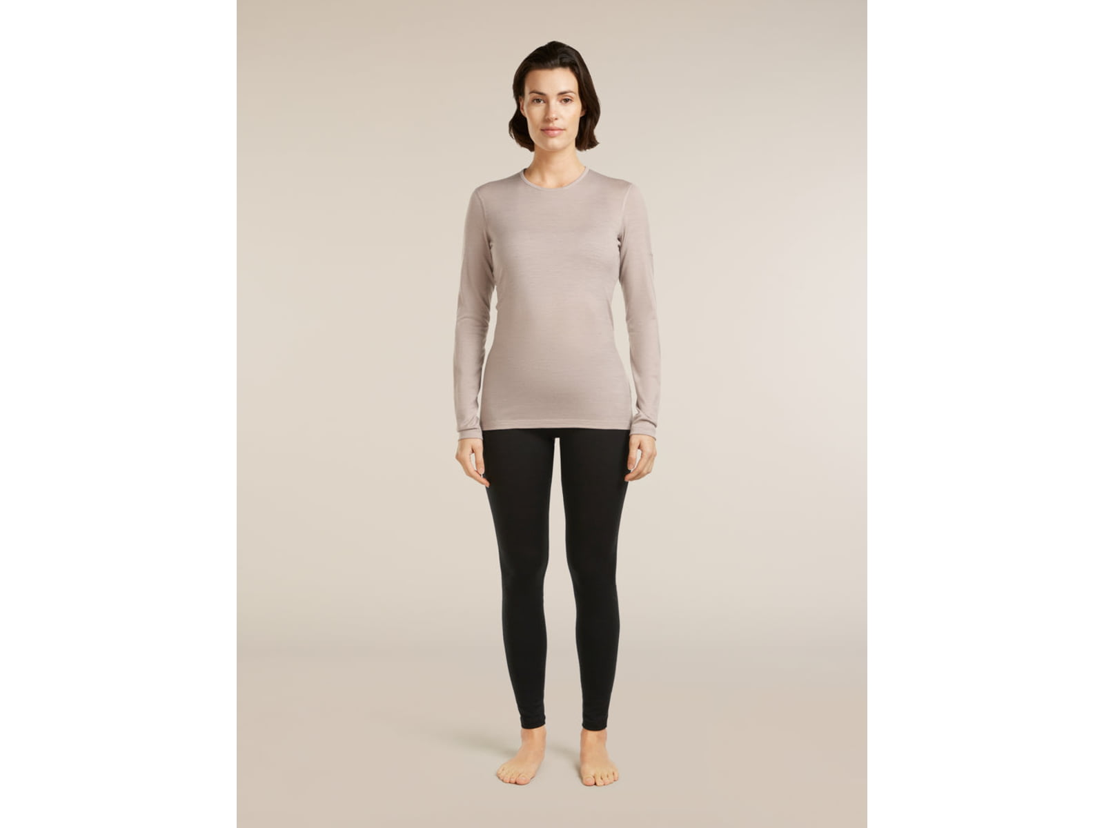 Icebreaker Merino 200 Oasis LS Crewe - Women's Black Small