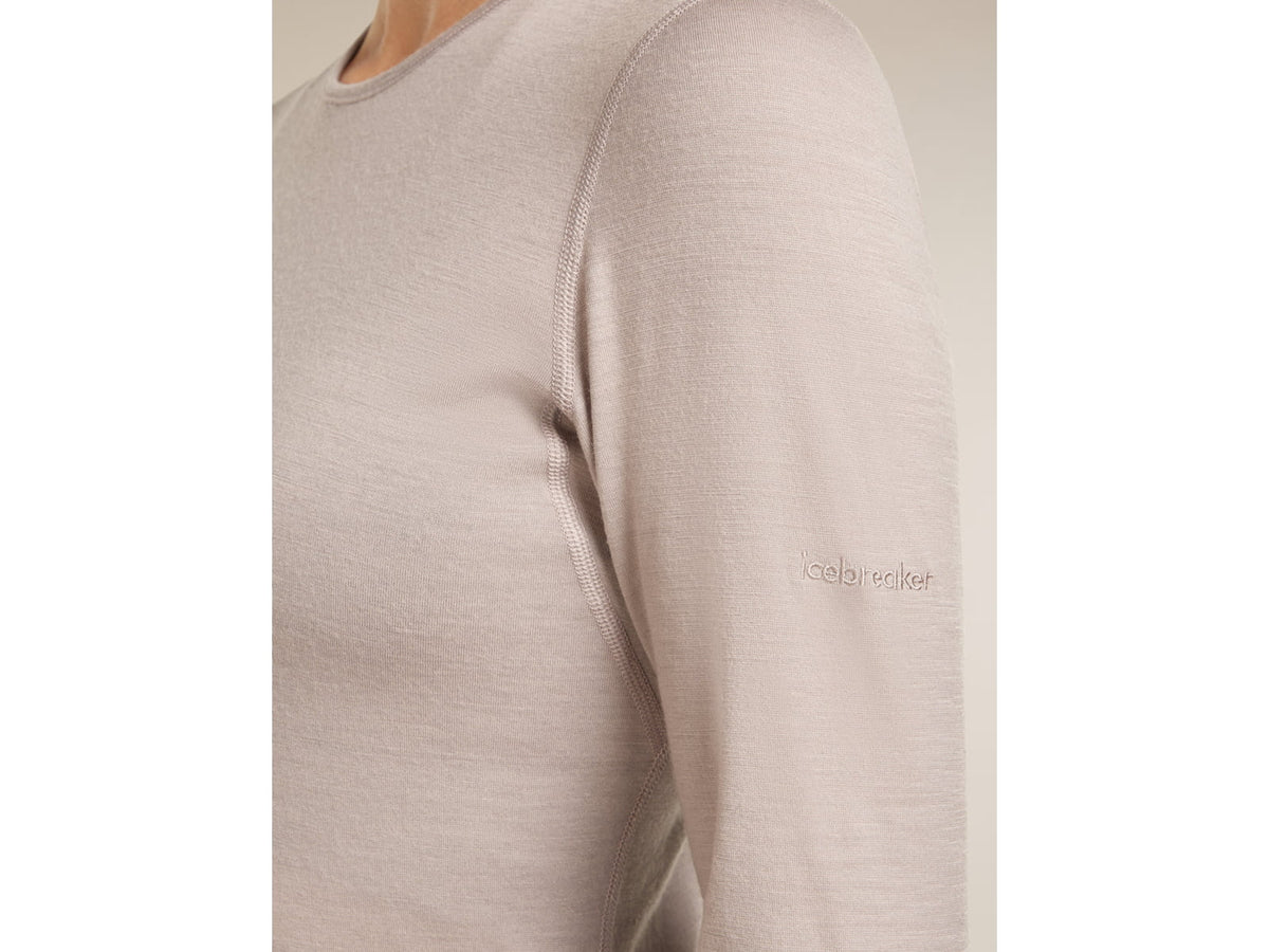 Icebreaker Merino 200 Oasis LS Crewe - Women's Black Small