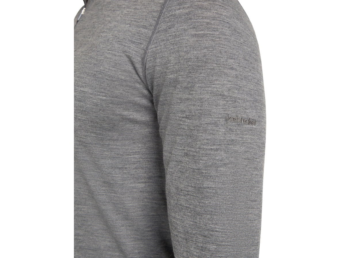 Icebreaker Men Merino 200 Oasis LS Half Zip Black M