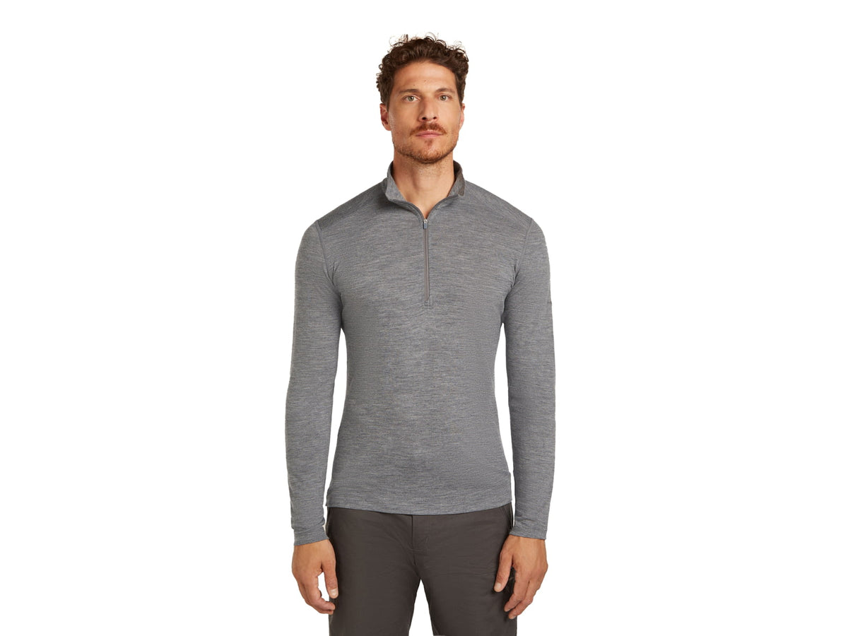 Icebreaker Men Merino 200 Oasis LS Half Zip Black M