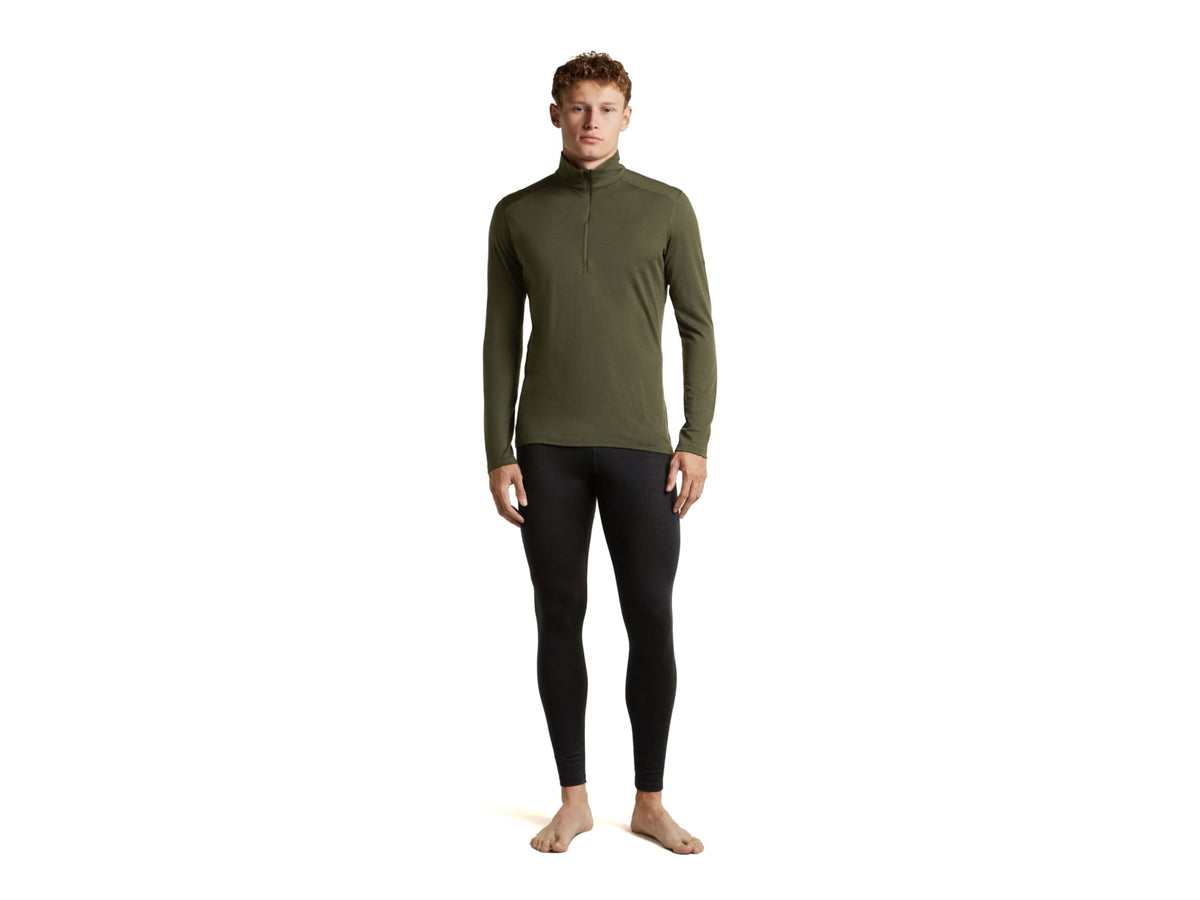 Icebreaker Men Merino 200 Oasis LS Half Zip Black M