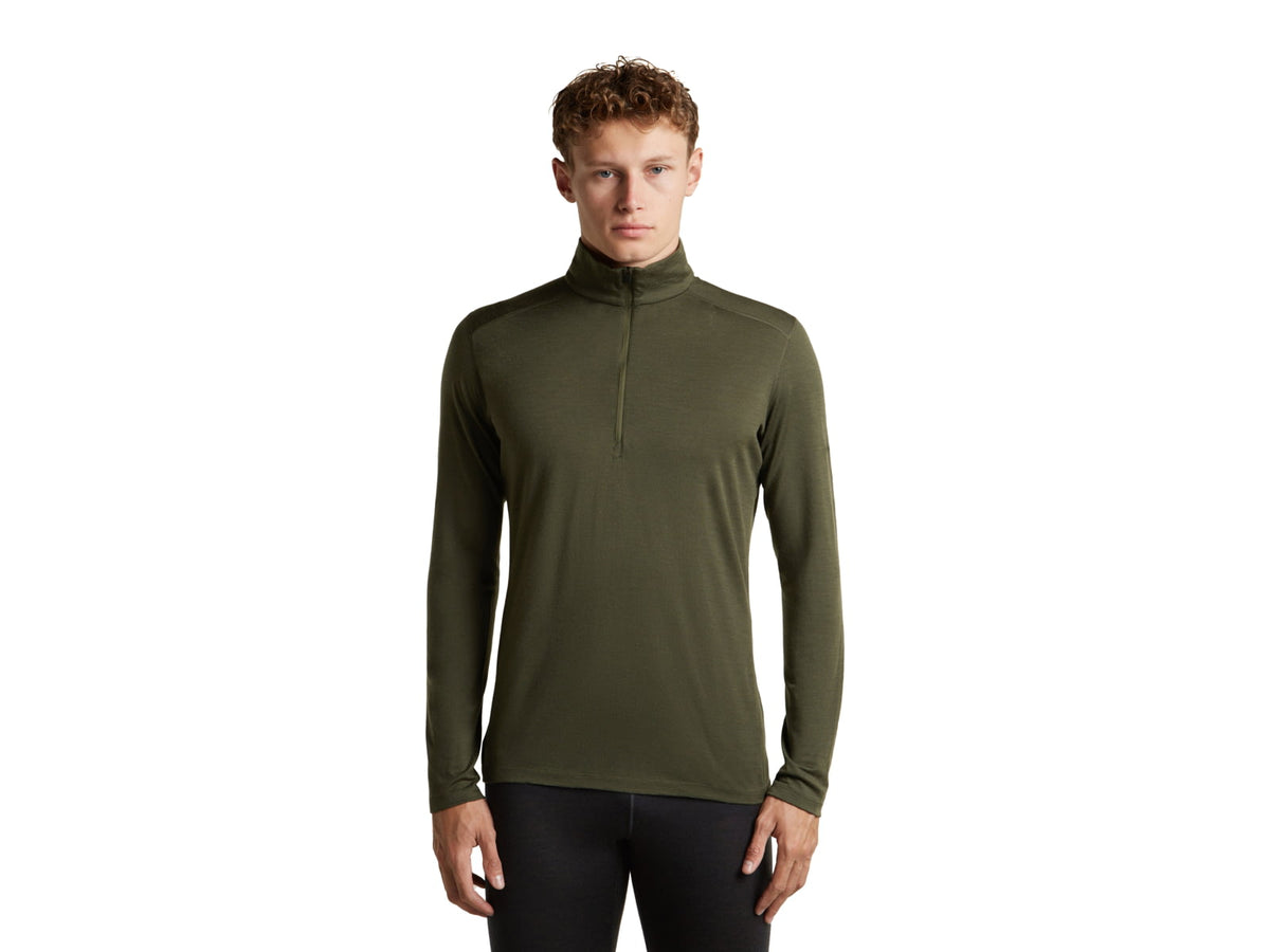 Icebreaker Men Merino 200 Oasis LS Half Zip Black M