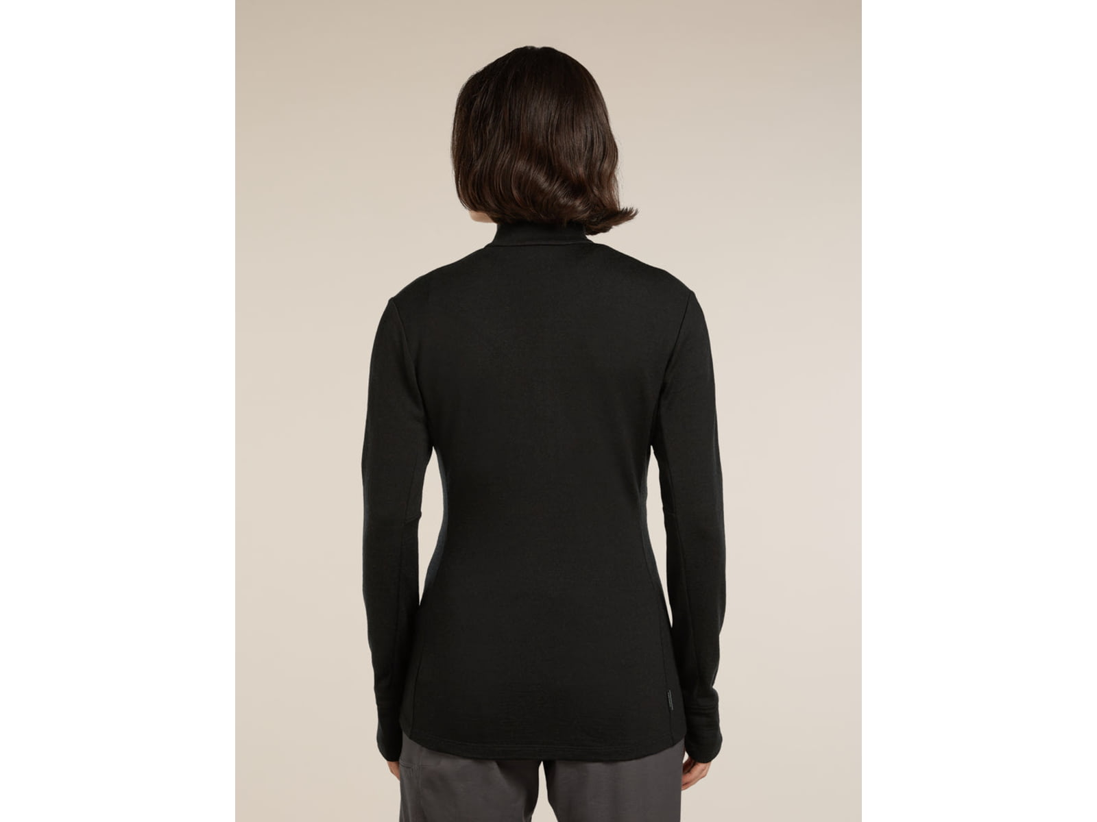 Icebreaker Merino 260 Quantum Long Sleeve Zip Jacket - Women's Black