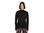 Icebreaker Merino 260 Quantum Long Sleeve Zip Jacket - Women's Black