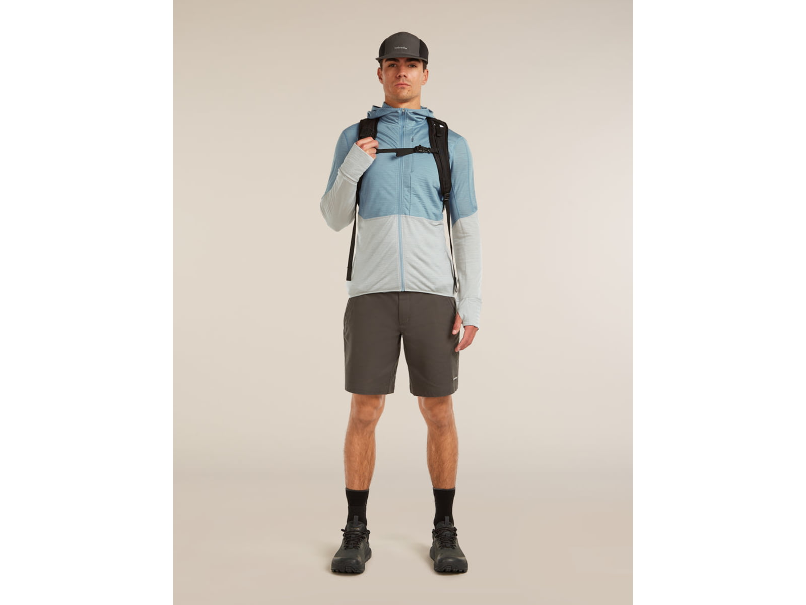 Icebreaker Merino Blend 200 RealFleece Descender Long Sleeve Zip Hoodie - Men's