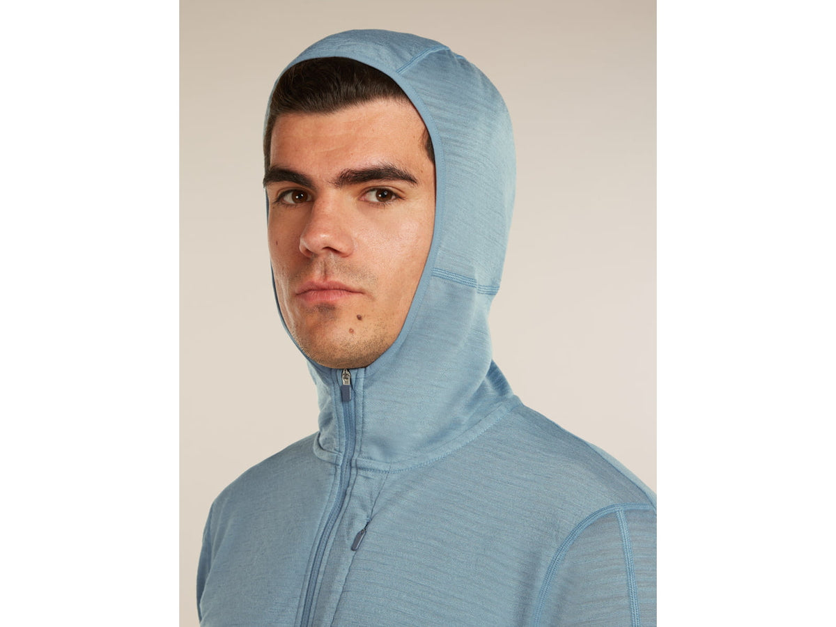 Icebreaker Merino Blend 200 RealFleece Descender Long Sleeve Zip Hoodie - Men's