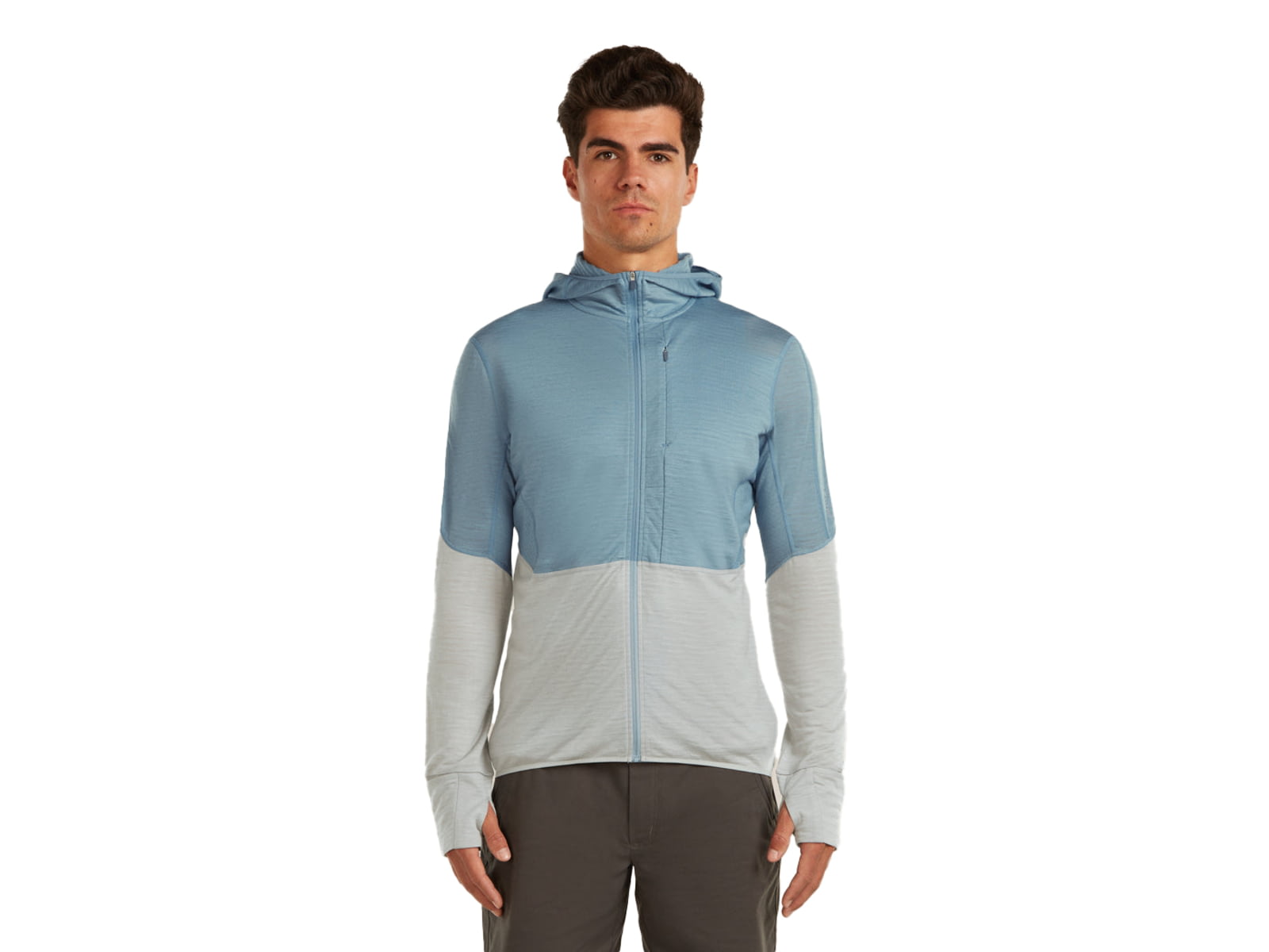 Icebreaker Merino Blend 200 RealFleece Descender Long Sleeve Zip Hoodie - Men's