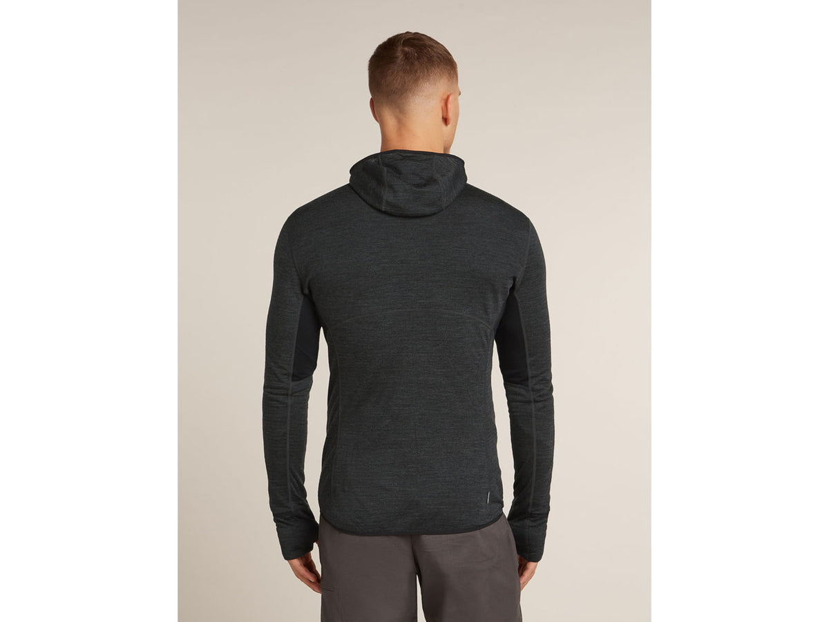 Icebreaker Merino Blend 200 RealFleece Descender Long Sleeve Zip Hoodie - Men's