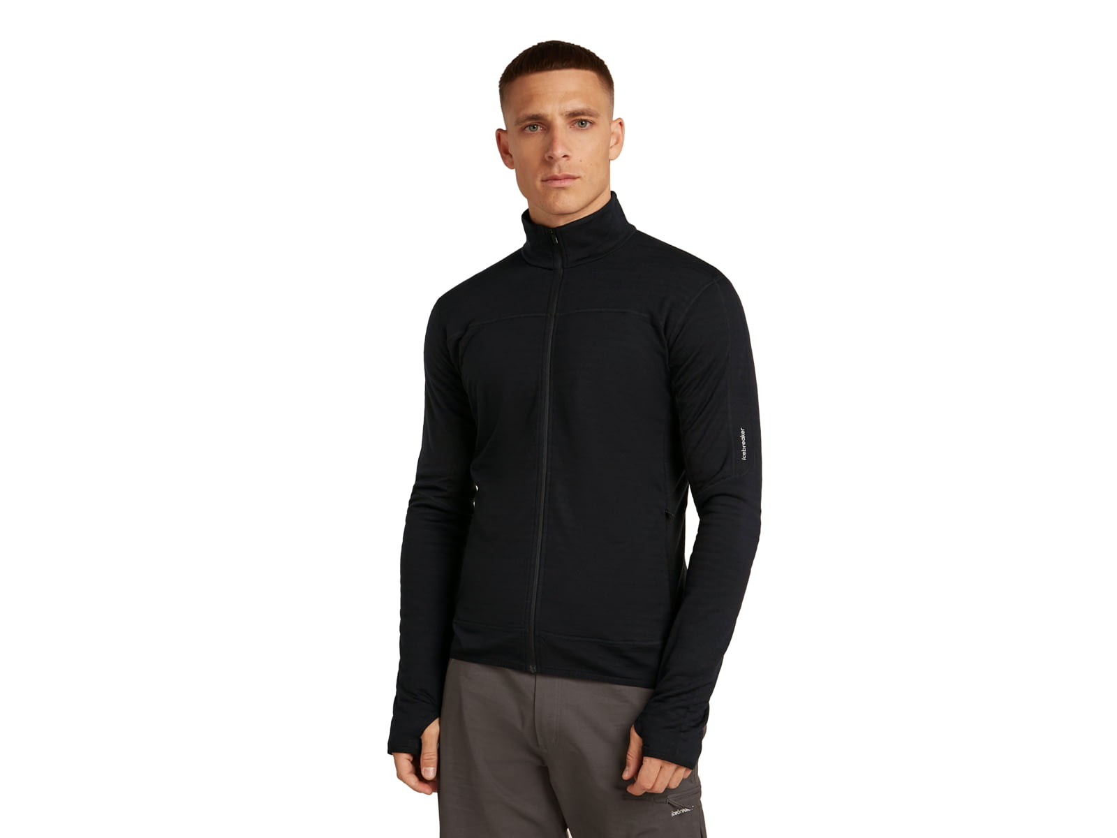 Icebreaker Merino Blend 300 RealFleece Descender Long Sleeve Zip Jacket - Men's