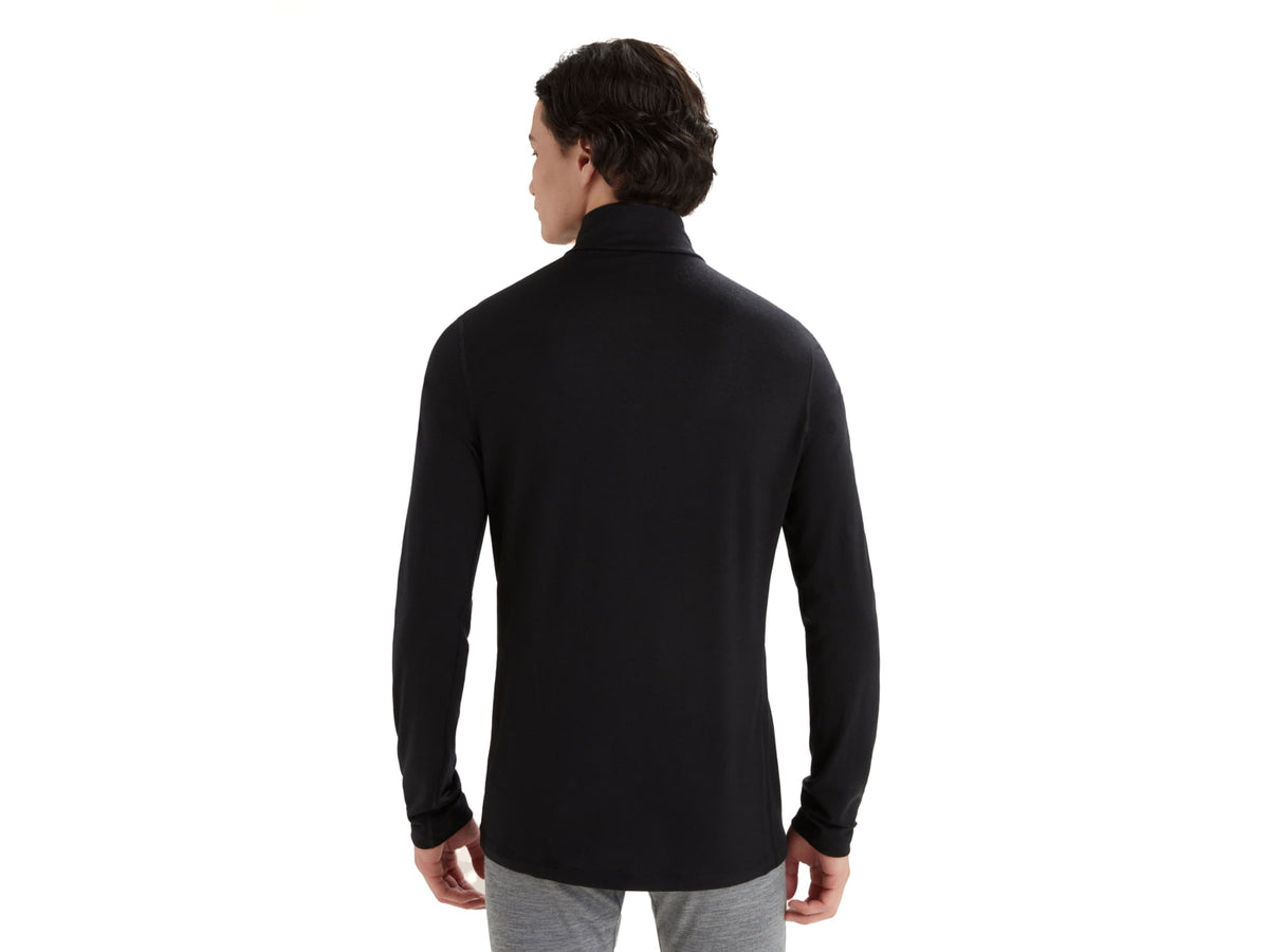 Icebreaker Men Merino 200 Oasis LS Half Zip Black M