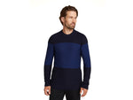 Icebreaker Men Waypoint Crewe Sweater Midnight Navy/Royal Navy/CB M