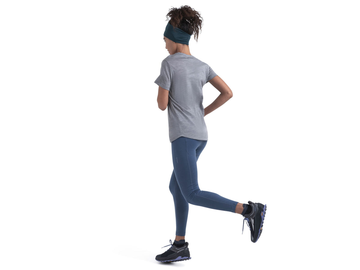 Icebreaker Merino 125 Cool-Lite Sphere III SS Tee - Women's Metro Heather