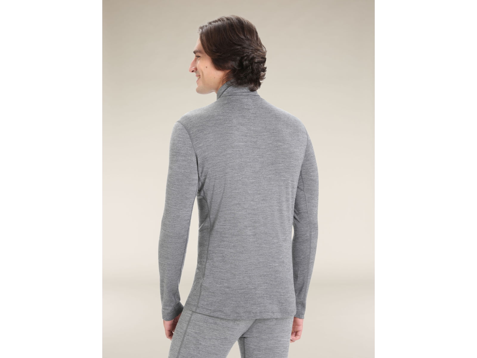 Icebreaker Men Merino 200 Oasis LS Half Zip Black M
