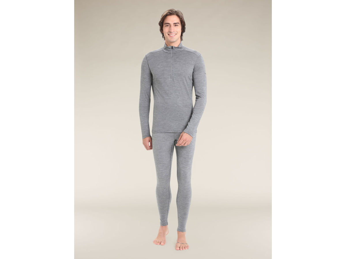 Icebreaker Men Merino 200 Oasis LS Half Zip Black M