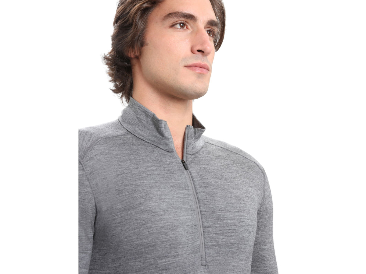 Icebreaker Men Merino 200 Oasis LS Half Zip Black M