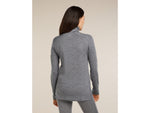 Icebreaker Merino 200 Oasis Long Sleeve Half Zip Thermal Top - Women's Gritstone HTHR