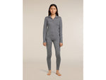 Icebreaker Merino 200 Oasis Long Sleeve Half Zip Thermal Top - Women's Gritstone HTHR