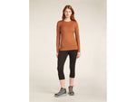 Icebreaker Merino 200 Oasis LS Crewe - Women's Black Small