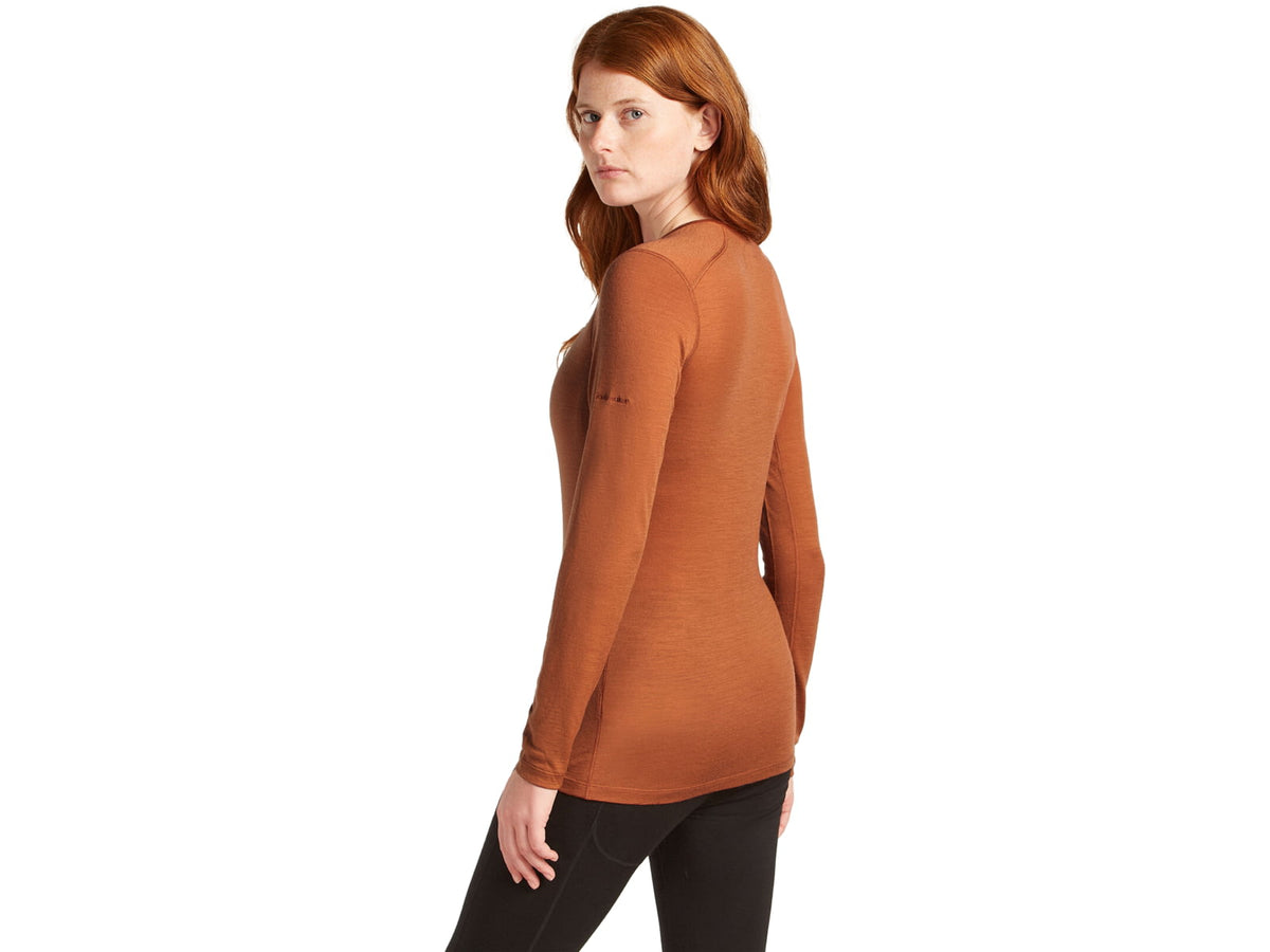 Icebreaker Merino 200 Oasis LS Crewe - Women's Black Small