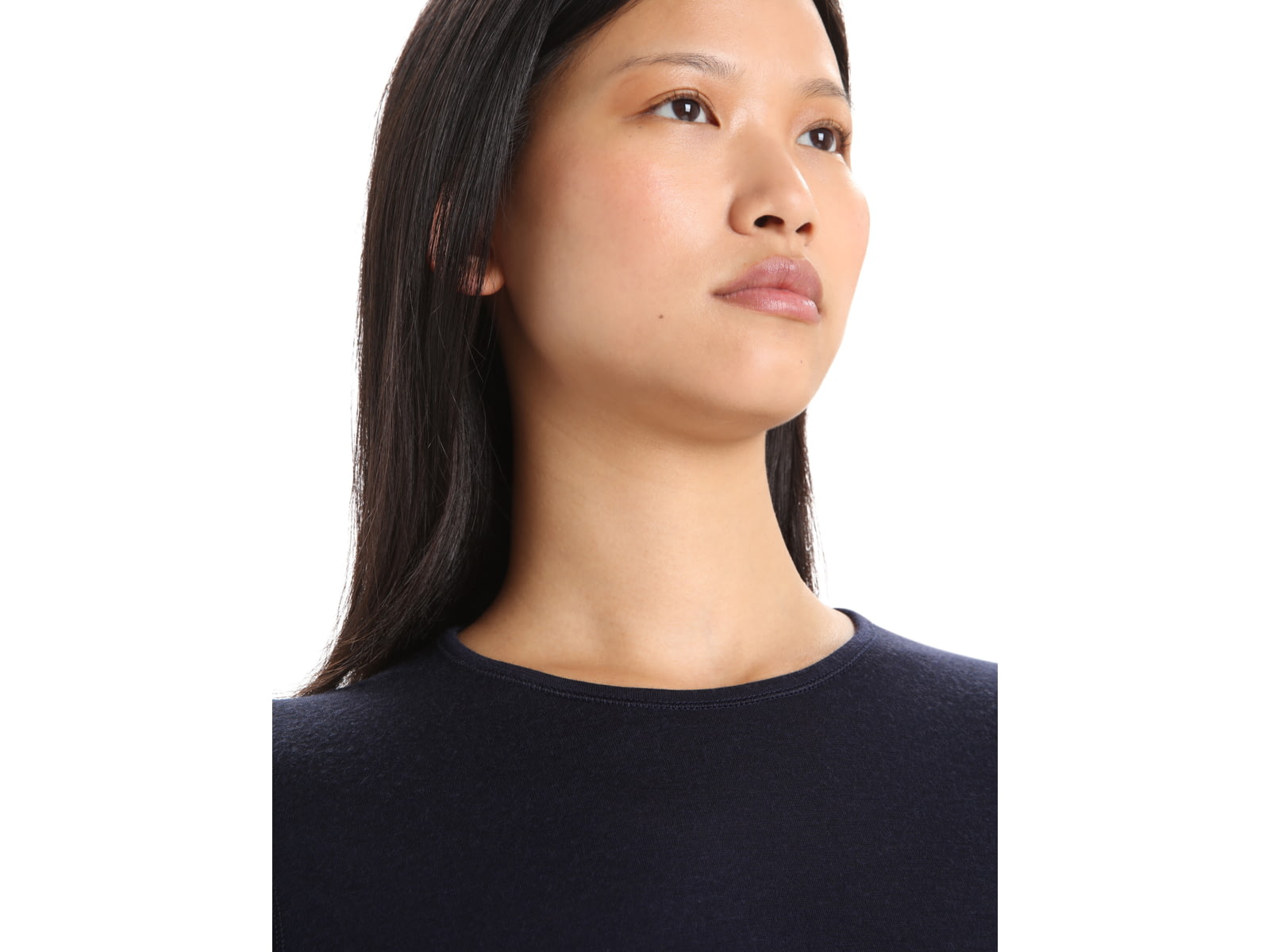 Icebreaker Merino 200 Oasis LS Crewe - Women's Black Small