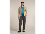 Icebreaker Merino 200 ZoneKnit Long Sleeve Crew Thermal Top - Men's Atlantis/Topaz/CB