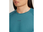 Icebreaker Merino 200 ZoneKnit Long Sleeve Crew Thermal Top - Men's Atlantis/Topaz/CB