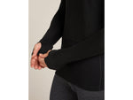 Icebreaker Merino 200 ZoneKnit Long Sleeve Half Zip Thermal Top - Men's Black Large