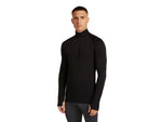 Icebreaker Merino 200 ZoneKnit Long Sleeve Half Zip Thermal Top - Men's Black Large