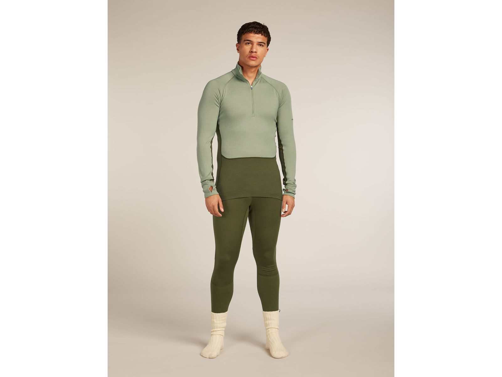 Icebreaker Merino 260 ZoneKnit Long Sleeve Half Zip Thermal Top - Men's