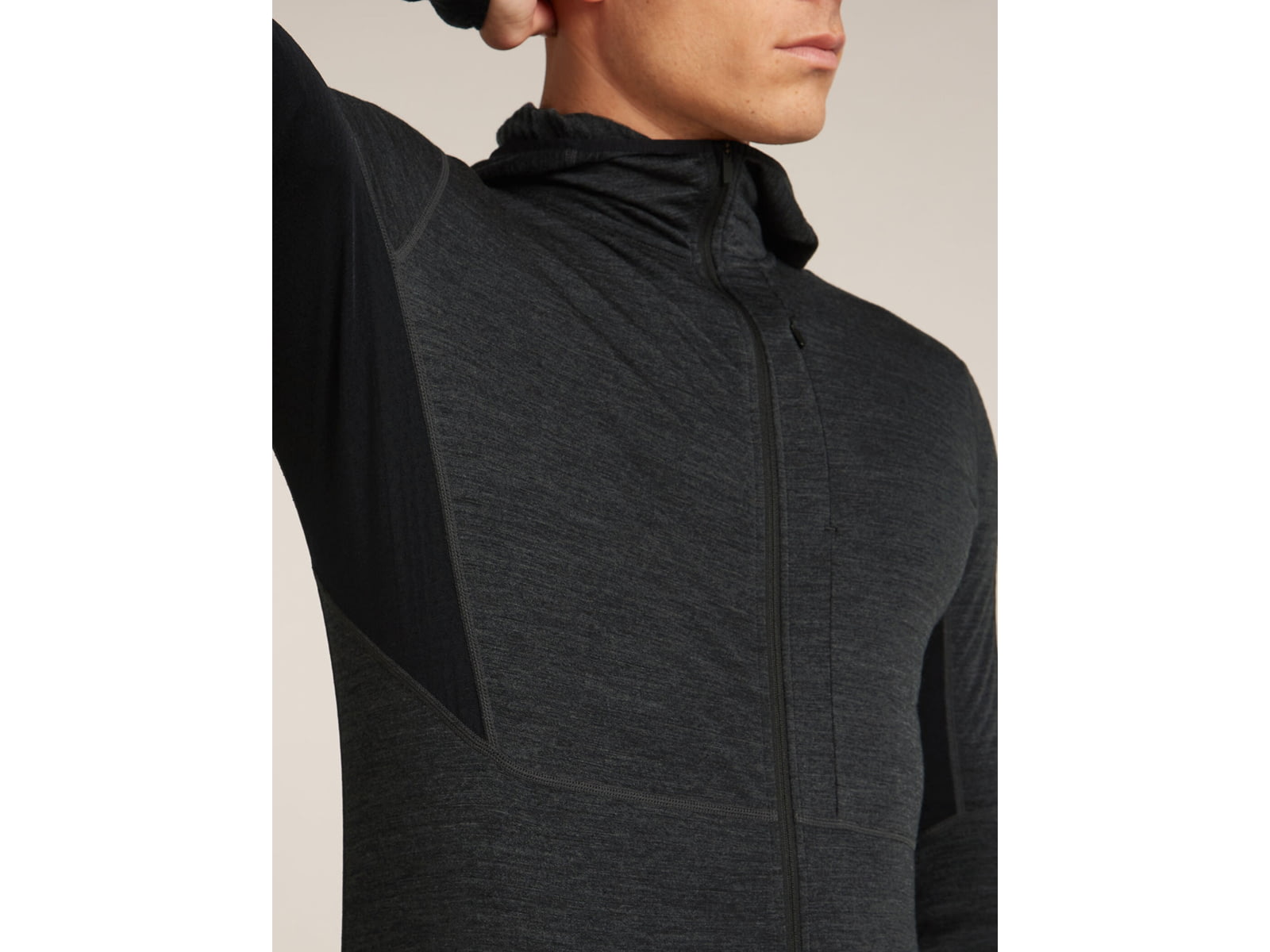 Icebreaker Merino Blend 200 RealFleece Descender Long Sleeve Zip Hoodie - Men's