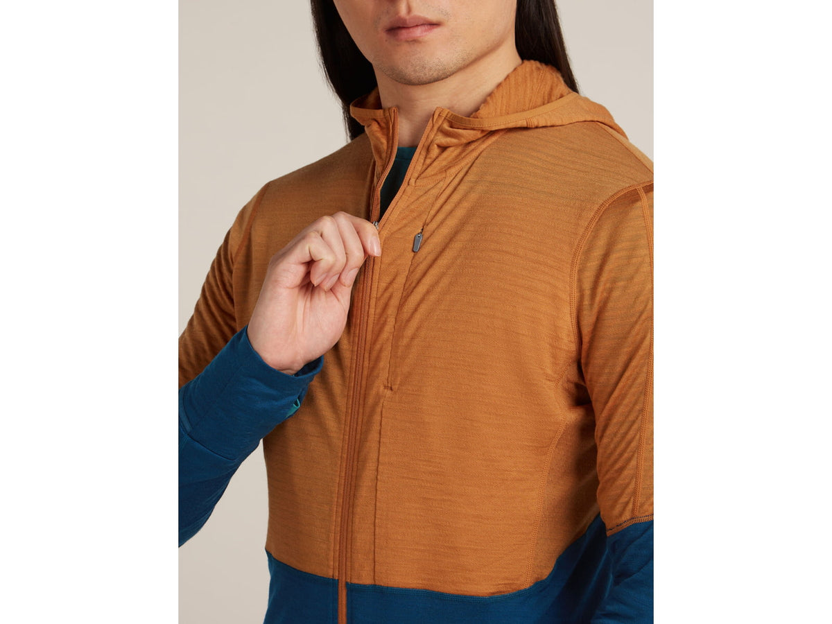 Icebreaker Merino Blend 200 RealFleece Descender Long Sleeve Zip Hoodie - Men's