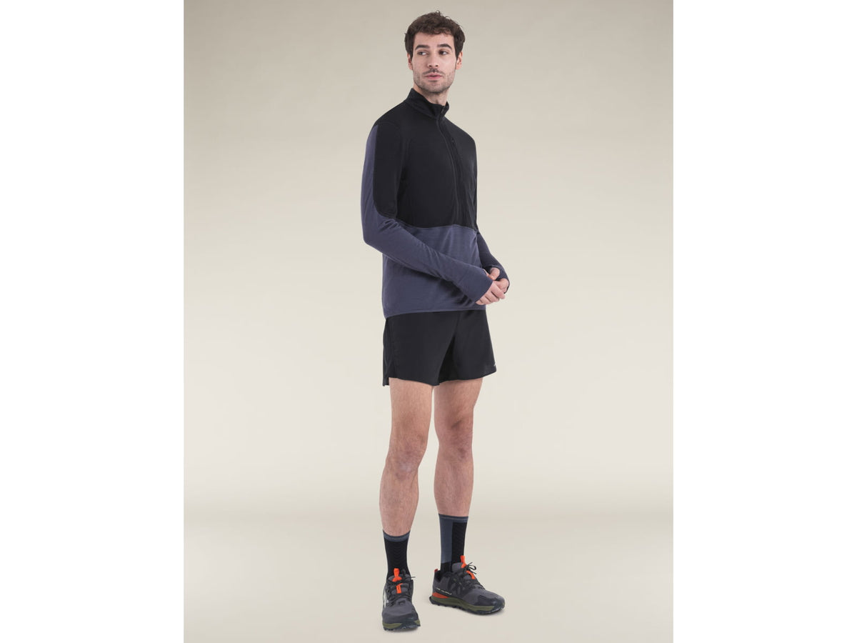 Icebreaker Merino Blend 200 RealFleece Descender LS Half Zip Hoodie - Men's