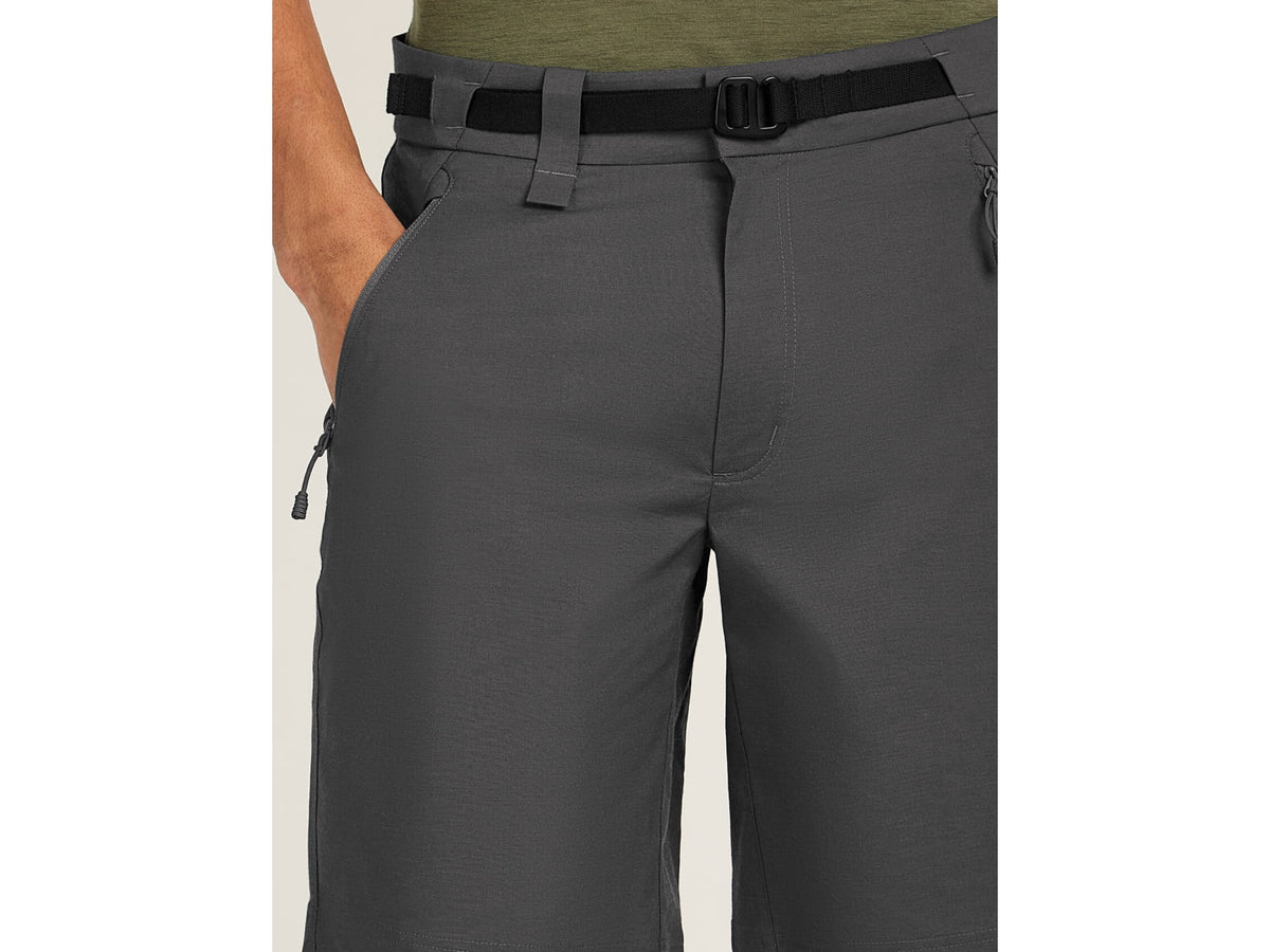 Icebreaker Merino Blend Elevation Stretch 9'' Shorts - Men's Obsidian
