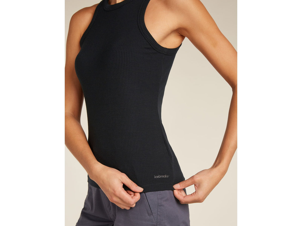 Icebreaker Merino Blend Rib Lotus Tank - Women's