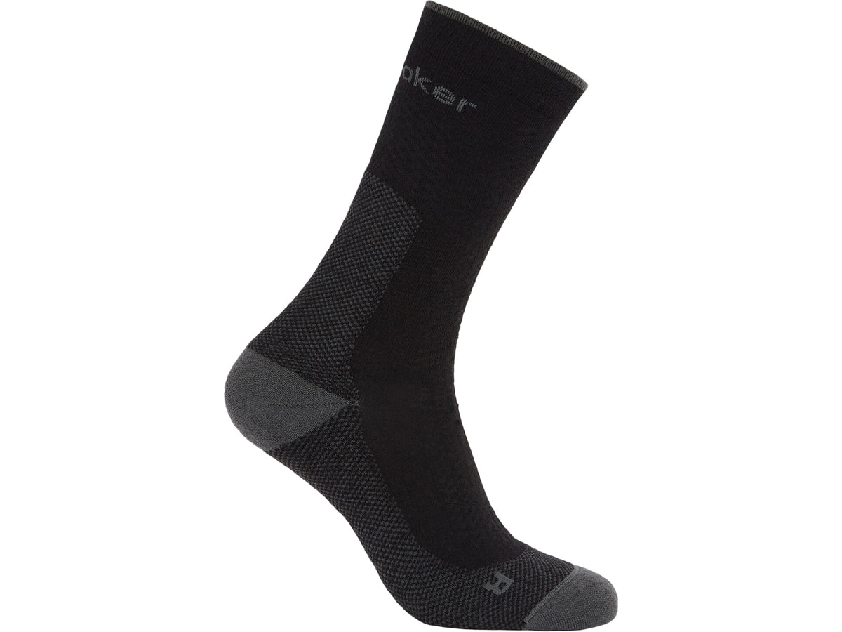 Icebreaker Merino Hike+ Ultralight Crew Socks - Men's Black/Obsidian Large IB0A578Q0FBL
