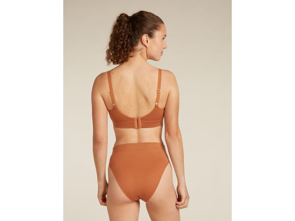 Icebreaker Merino Queens Clasp Bra - Women's Dusty Clay Extra Small