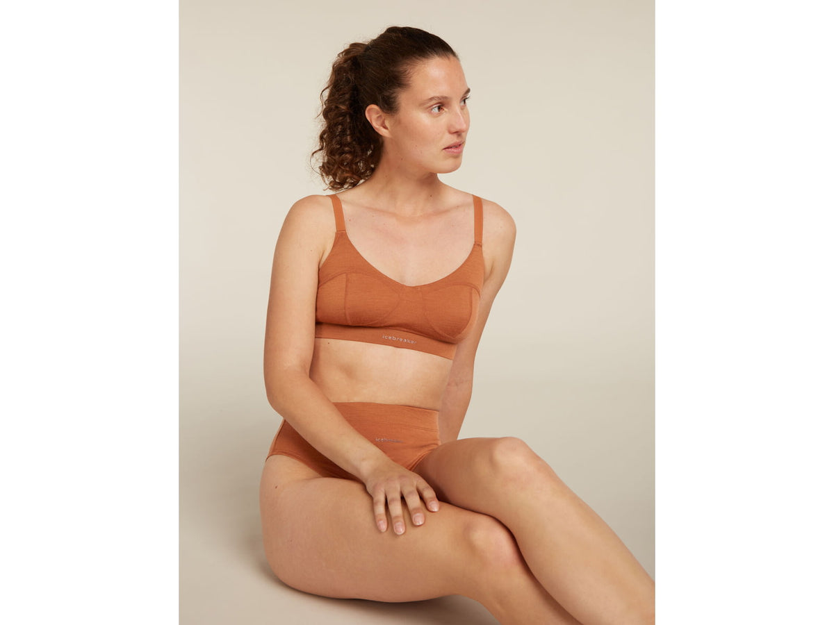 Icebreaker Merino Queens Clasp Bra - Women's Dusty Clay Extra Small