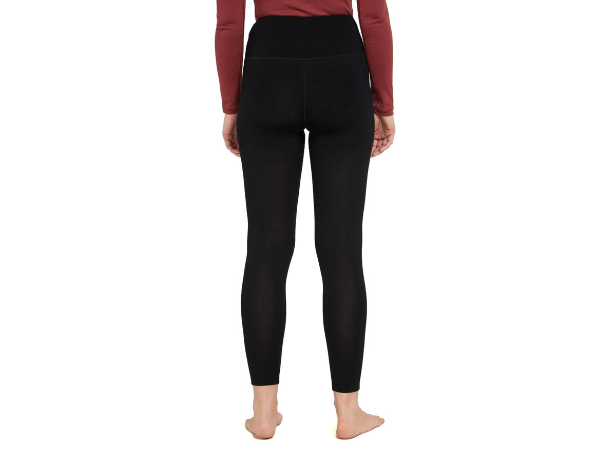Icebreaker Merino 260 Tech High Rise Leggings - Women's Black Large