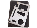 Infinite Product Solutions 11 In 1 Multi Tool Card Polished Stainless Steel CCMULTI111