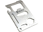 Infinite Product Solutions 11 In 1 Multi Tool Card Polished Stainless Steel CCMULTI111