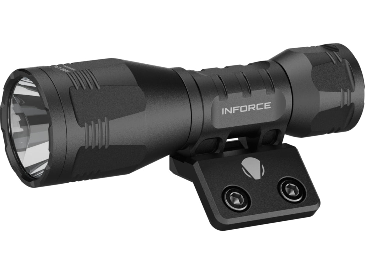 INFORCE ARC 350-Lr-M Rechargeable 18350 Li-Ion 1200 Lumens LED Flashlight Kit w/Mount Black