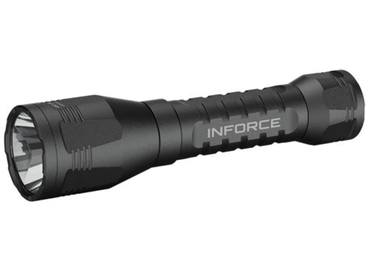 INFORCE ARC 650-Lr-H Rechargeable 18650 Li-Ion 1400 Lumens LED Flashlight Handheld Kit Black IF73002