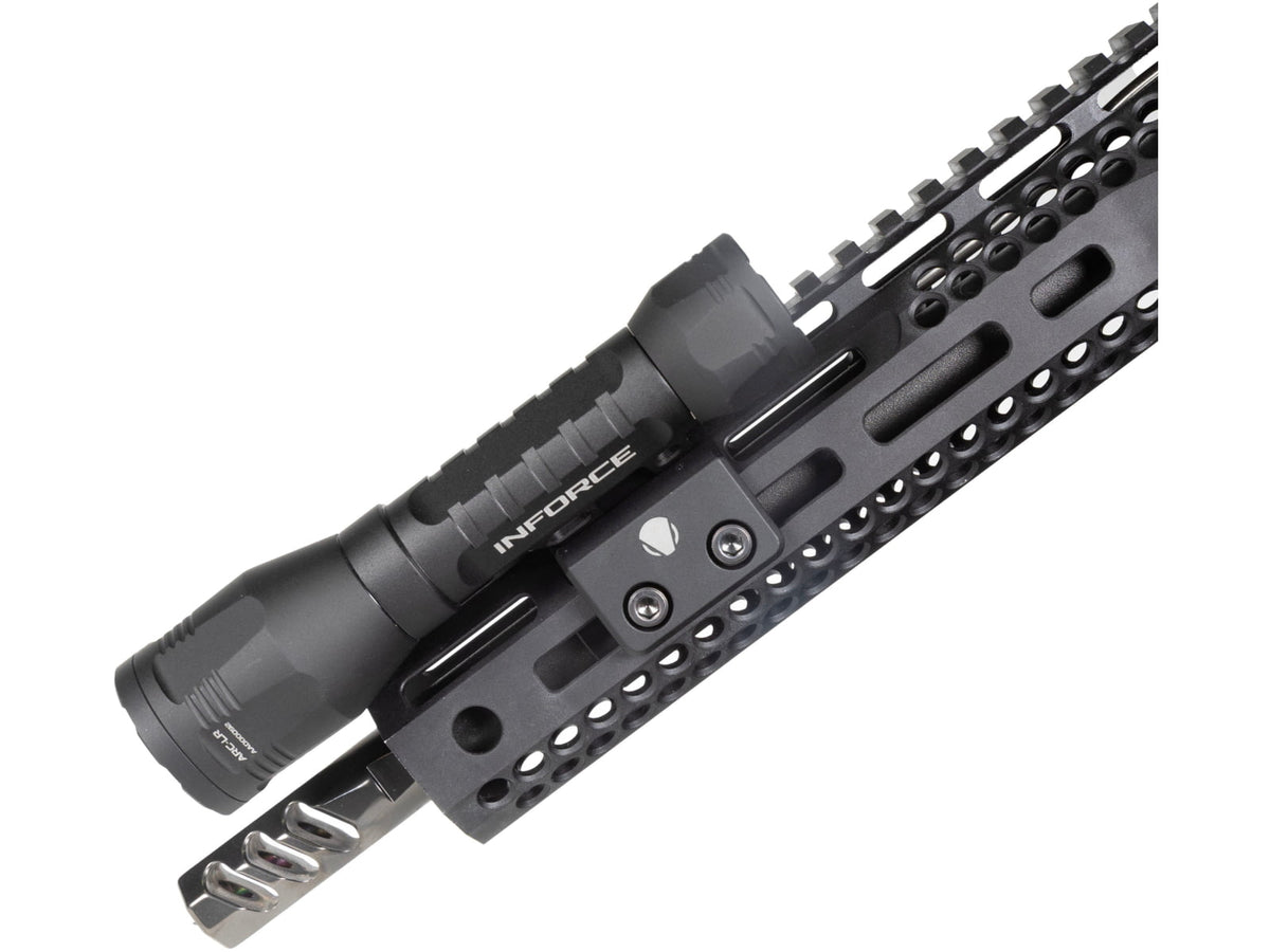 INFORCE ARC 650-Lr-M Rechargeable 18650 Li-Ion 1400 Lumens LED Flashlight Kit w/Mount Black