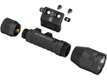 INFORCE ARC 650-Lr-M Rechargeable 18650 Li-Ion 1400 Lumens LED Flashlight Kit w/Mount Black