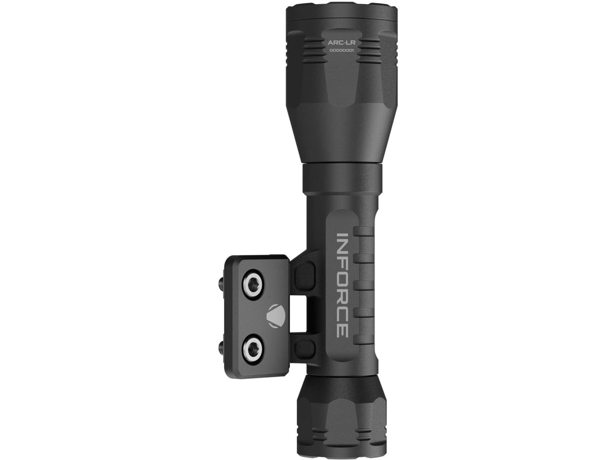 INFORCE ARC 650-Lr-M Rechargeable 18650 Li-Ion 1400 Lumens LED Flashlight Kit w/Mount Black